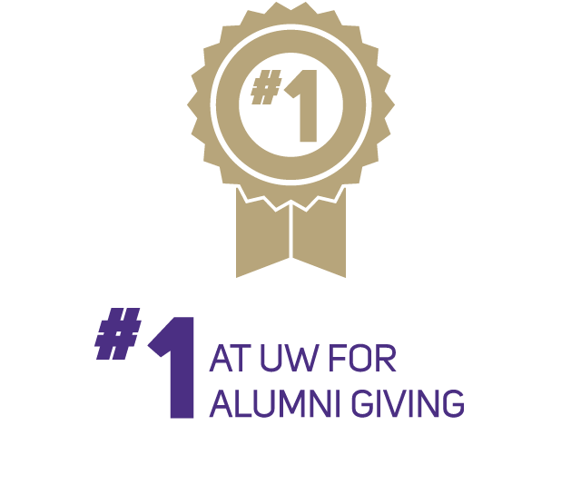 #1 at UW for alumni giving