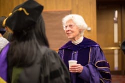 Professor emerita, Joy Plein