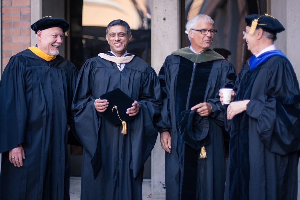 Faculty Members Don Downing, Shabir Somani, John Horn, and Andy Stergachis