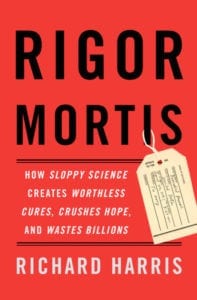 Book cover: Rigor Mortis by Richard Harris