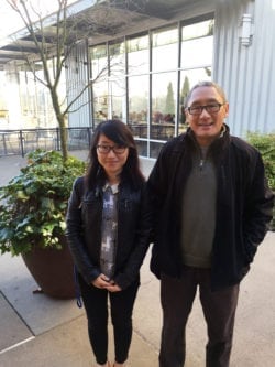 Ji-Ping Fellow Faye Zhang with donor Si Luo