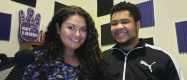 Podcast power-couple (L to R): Chalia Stallings-Ala'ilima and Kendan Jones-Isaac.