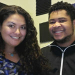 Podcast power-couple (L to R): Chalia Stallings-Ala'ilima and Kendan Jones-Isaac.