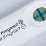 A positive pregnancy test. Women ages 18 to 24 and those over 40 years old were most affected by having to pay out of pocket for birth control, the researchers found.