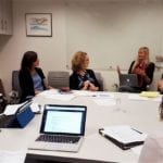  UWSOP Curricular Innovation Guidance Team members discuss