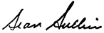Sean D Sullivan Signature